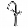 Vysoký retro a chrómový umývadlo faucet (Vysoký retro a chrómový umývadlo faucet) Vysoký retro a chrómový umývadlo faucet (Vysoký retro a chrómový umývadlo faucet)