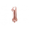 Balón fóliový číslica RUŽOVO ZLATÁ - ROSE GOLD 1 - 35 cm ( NEDÁ PLNIŤ HELIOM ) Balón fóliový číslica RUŽOVO ZLATÁ - ROSE GOLD 1 - 35 cm ( NEDÁ PLNIŤ HELIOM )