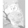 ZUTY Bodkovanie - ZIMNÁ SOVA Rámovanie: bez rámu a bez vypnutia plátna, Rozmer: 40x50 cm ZUTY Bodkovanie - ZIMNÁ SOVA Rámovanie: bez rámu a bez vypnutia plátna, Rozmer: 40x50 cm