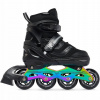 Raven Drill Black/Neo Chrome detské kolieskové korčule - EU 30-33 Raven Drill Black/Neo Chrome detské kolieskové korčule - EU 30-33