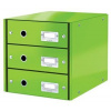 Leitz LEITZ Zásuvkový box Click&Store, 3 zásuvky, zelená Leitz LEITZ Zásuvkový box Click&Store, 3 zásuvky, zelená