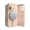 Ringke iPhone 16 Pro Case Silicone Magnetic Pink Sand Ringke iPhone 16 Pro Case Silicone Magnetic Pink Sand