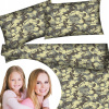 Posteľné obliečky - Sada podstielky DesignPremium 160 cm x 200 70x80cm (Bavlnená podstielka 160x200 cm vojenský vzor camo) Posteľné obliečky - Sada podstielky DesignPremium 160 cm x 200 70x80cm (Bavlnená podstielka 160x200 cm vojenský vzor camo)