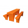 TENTino Elastický poťah STANDARD na pivný set 220x50 - 220x70 cm Farba obrusu: ORANŽOVÁ / ORANGE TENTino Elastický poťah STANDARD na pivný set 220x50 - 220x70 cm Farba obrusu: ORANŽOVÁ / ORANGE