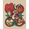 ZUTY Maľovanie podľa čísel - LOONEY TUNES RETRO PLAGÁT II Rámovanie: bez rámu a bez vypnutia plátna, Rozmer: 40x50 cm ZUTY Maľovanie podľa čísel - LOONEY TUNES RETRO PLAGÁT II Rámovanie: bez rámu a bez vypnutia plátna, Rozmer: 40x50 cm