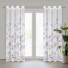 Záves ANTEA 140 x 250 cm, biela s kvetmi Záves ANTEA 140 x 250 cm, biela s kvetmi