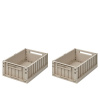 Liewood Úložný box Weston M 2ks Sandy Liewood Úložný box Weston M 2ks Sandy