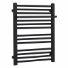 CERANO - Kúpeľňový radiátor Antonio - bočné pripojenie - 351W - čierna matná - 660x550mm CERANO - Kúpeľňový radiátor Antonio - bočné pripojenie - 351W - čierna matná - 660x550mm