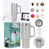 MagiCook TERMOHRNČEK 1200 ML SO SLAMKOU STYLE USA Jasná šedá MagiCook TERMOHRNČEK 1200 ML SO SLAMKOU STYLE USA Jasná šedá