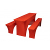 TENTino Elastický poťah STANDARD na pivný set 220x50 - 220x70 cm Farba obrusu: ČERVENÁ / RED TENTino Elastický poťah STANDARD na pivný set 220x50 - 220x70 cm Farba obrusu: ČERVENÁ / RED
