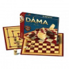 Dáma + mlyn drevené kamene spoločenská hra v krabici 33x23x4cm Dáma + mlyn drevené kamene spoločenská hra v krabici 33x23x4cm