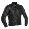RICHA Motocyklová bunda RETRO RACING 3 čierna koža RICHA Motocyklová bunda RETRO RACING 3 čierna koža
