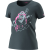 Tričko DYNAFIT Blacklight CO T-Shirt W cinder/blacklight L Tričko DYNAFIT Blacklight CO T-Shirt W cinder/blacklight L