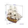 OCCRE NS Mercedes fregata 1:85 kit (KR-oc14007) OCCRE NS Mercedes fregata 1:85 kit (KR-oc14007)