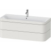DURAVIT Happy D.2 Plus c-bonded závesná skrinka s nábytkovým umývadlom s otvorom, 2 zásuvky, 1175 x 490 x 480 mm, nordická biela matná lakovaná, HP4639O39390000 DURAVIT Happy D.2 Plus c-bonded závesná skrinka s nábytkovým umývadlom s otvorom, 2 zásuvky, 1175 x 490 x 480 mm, nordická biela matná lakovaná, HP4639O39390000