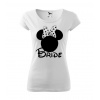 Tričko pre nevestu Bride Mickey (Svadobné tričká, tričko na rozlúčku so slobodou, se svobodou, ženích, nevesta) Tričko pre nevestu Bride Mickey (Svadobné tričká, tričko na rozlúčku so slobodou, se svobodou, ženích, nevesta)
