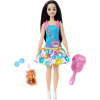 Mattel HLL22 Barbie Moja prvá bábika - čiernovláska s líškou