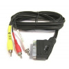 PremiumCord Kabel SCART - 3xCINCH M/M 1.5m in/out přepínač kjssc-2 PremiumCord Kabel SCART - 3xCINCH M/M 1.5m in/out přepínač kjssc-2