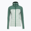 Dámska mikina Millet Fusion Grid Hoodie seaaweed/bottle Dámska mikina Millet Fusion Grid Hoodie seaaweed/bottle