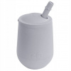 EZPZ EUTP003 sivý hrnček so slamkou 0,12 l 12 m + (SILIKÓNOVÝ POHÁR SO SLIMKOU Mini pohár 120 ml EZPZ) EZPZ EUTP003 sivý hrnček so slamkou 0,12 l 12 m + (SILIKÓNOVÝ POHÁR SO SLIMKOU Mini pohár 120 ml EZPZ)