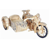 Woodcraft Drevené 3D puzzle Motorka trojkolka Sajdkára Woodcraft Drevené 3D puzzle Motorka trojkolka Sajdkára