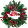 Dekorácia MagicHome Vianoce, veniec, priemer 25 cm Dekorácia MagicHome Vianoce, veniec, priemer 25 cm