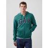 GAP Pánska mikina s logom modrá | zelená XL GAP 1200149657854 GAP Pánska mikina s logom modrá | zelená XL GAP 1200149657854