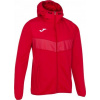 Joma Mikina BERNA II HOODIE JACKET RED Veľkosť: M Joma Mikina BERNA II HOODIE JACKET RED Veľkosť: M