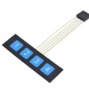 Arduino Membránová klávesnice 1x4 Arduino Membránová klávesnice 1x4