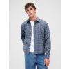 Pánska košeľa GAP Relaxed Straight Oxford modrá | biela XXL GAP 1200149111769 Pánska košeľa GAP Relaxed Straight Oxford modrá | biela XXL GAP 1200149111769