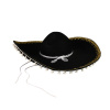 Rappa Klobúk mexickej sombréro čierne pre dospelých Rappa Klobúk mexickej sombréro čierne pre dospelých