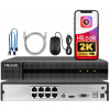 IP PoE rekordér HiLook od Hikvision 8x PoE NVR-108MH-D/8P pre IP kamery IP PoE rekordér HiLook od Hikvision 8x PoE NVR-108MH-D/8P pre IP kamery