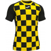 Joma Dres FLAG II T-SHIRT BLACK-YELLOW S/S, veľkosť S Joma Dres FLAG II T-SHIRT BLACK-YELLOW S/S, veľkosť S