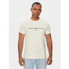 Tommy Hilfiger pánske krémové tričko Logo MW0MW11797 XL Tommy Hilfiger pánske krémové tričko Logo MW0MW11797 XL