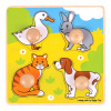Bigjigs Toys Vkladacie puzzle domáce zvieratká Bigjigs Toys Vkladacie puzzle domáce zvieratká