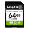 64 GB .SDXC karta Kingston Canvas Select Plus SD U1, V10 (r100MB/s) SDS3-64GB 64 GB .SDXC karta Kingston Canvas Select Plus SD U1, V10 (r100MB/s) SDS3-64GB