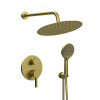 Sapho ICONIC podomietková sprchová súprava s pákovou batériou, 2 výstupy, zlato mat AF042GB-01 Sapho ICONIC podomietková sprchová súprava s pákovou batériou, 2 výstupy, zlato mat AF042GB-01