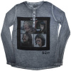 Tričko s dlhým rukávom The Beatles - Let It Be Stone Wash, Unisex,Modrá,M Tričko s dlhým rukávom The Beatles - Let It Be Stone Wash, Unisex,Modrá,M