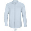 NEOBLU | Bart Men, Popelínová košeľa s dl. rukávom a Mao golierom, modrá Soft, 4XL NEOBLU | Bart Men, Popelínová košeľa s dl. rukávom a Mao golierom, modrá Soft, 4XL