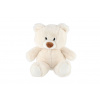 Teddies Medveď sediaci plyš 35cm biely 0+ Teddies Medveď sediaci plyš 35cm biely 0+