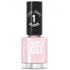 Rimmel Gélový lak na nechty Super Gel (Nail Polish) 12 ml 105 Pink Glazed Rimmel Gélový lak na nechty Super Gel (Nail Polish) 12 ml 105 Pink Glazed