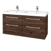 Dreja Umývadlová skrinka Q MAX SZZ4 120 - D25 Teak / Úchytka T03 / D25 Teak Dreja Umývadlová skrinka Q MAX SZZ4 120 - D25 Teak / Úchytka T03 / D25 Teak