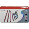 STABILO Pen 68 premium - fixky - Metal Box - 10 rôznych farieb STABILO Pen 68 premium - fixky - Metal Box - 10 rôznych farieb