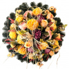 Luxusný umelý veniec Exclusive chryzantéme, ruže, pivonky a doplnky 70cm Luxusný umelý veniec Exclusive chryzantéme, ruže, pivonky a doplnky 70cm