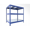 Kovový regál do skladu Biedrax 50 x 120 x 90 cm, modrý - 3 police pozink Kovový regál do skladu Biedrax 50 x 120 x 90 cm, modrý - 3 police pozink