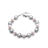 Tiniana Stříbrný náramek s pravou říční perlou Semine Tiniana Stříbrný náramek s pravou říční perlou Semine