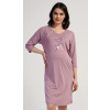 Vienetta Dámska nočná košeľa materská Emily: starorůžová XL Vienetta Dámska nočná košeľa materská Emily: starorůžová XL