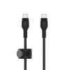 Belkin kabel USB-C s konektorem USC-C,1M černý pletený Belkin kabel USB-C s konektorem USC-C,1M černý pletený