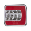 Združené LED svetlo na prívesný vozík 12V - 4 prvkové ľavé ECER (106x99x35mm) Združené LED svetlo na prívesný vozík 12V - 4 prvkové ľavé ECER (106x99x35mm)
