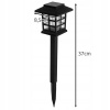 Solárna lampa zapichovacia Gardlov čierna 37 cm 6 ks Solárna lampa zapichovacia Gardlov čierna 37 cm 6 ks